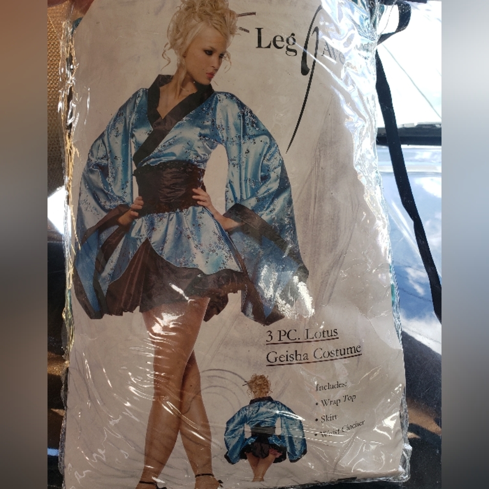Size M/L Sexy Geisha Halloween Costume Japanese Dress Womens - Picture 5 of 9